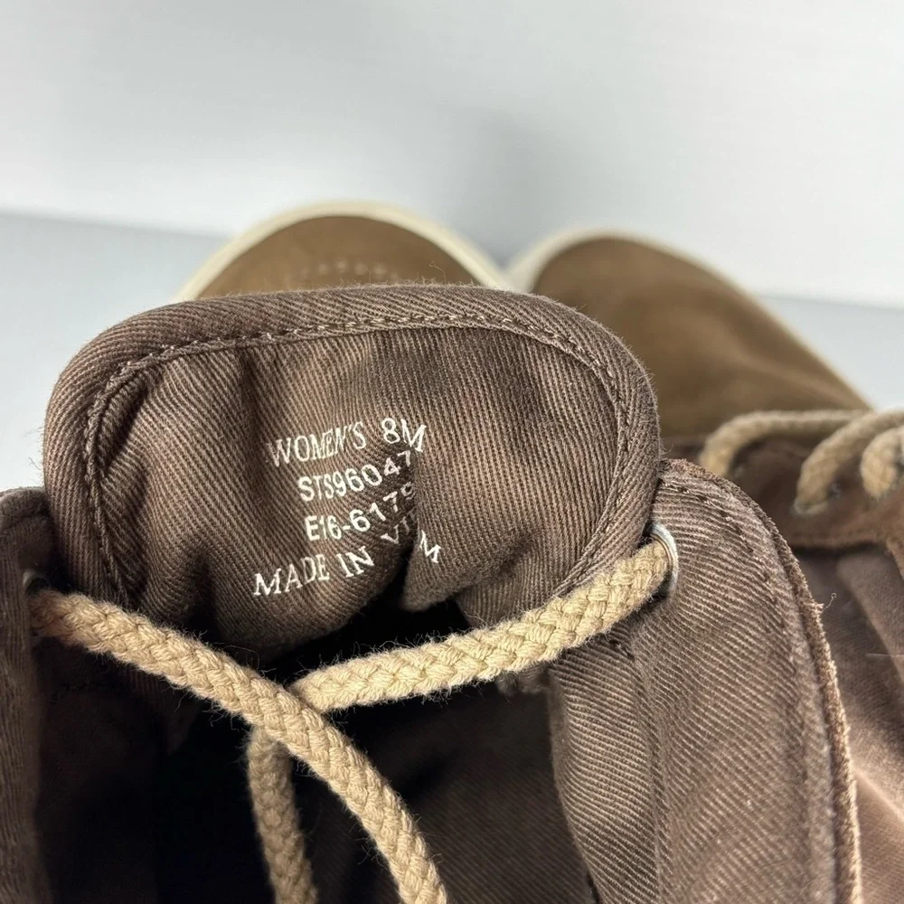 SPERRY Shoes Womens 8 Top Sider Crest Knoll Suede Chukka Casual Outdoors Sailing